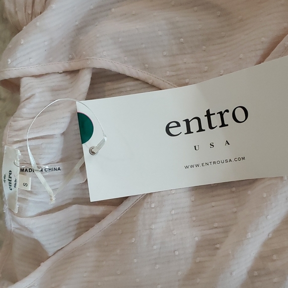 Entro Anthropologie Guest Brand Swiss Dot Babydoll Dress - Picture 13 of 15